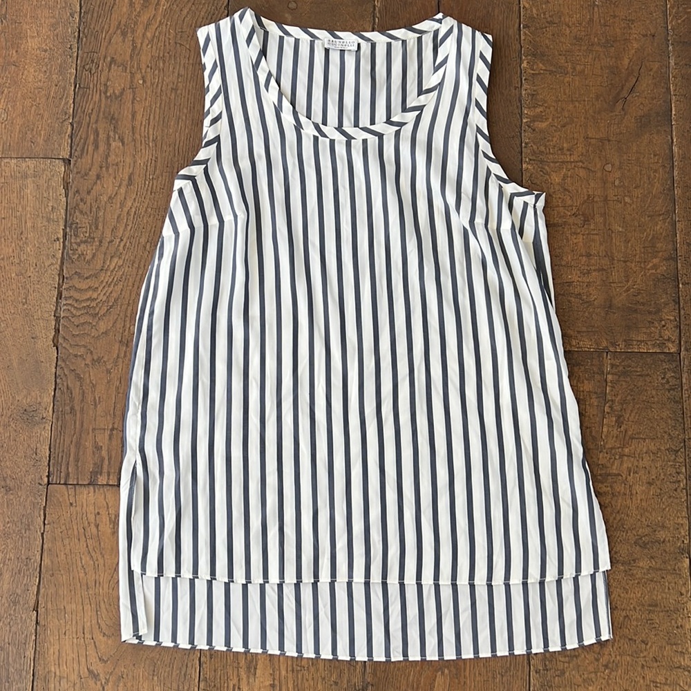 Brunello Cucinelli 100% Silk tank